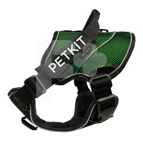 Petkit arnés verde/negro talla S