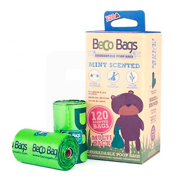 Becobags mint 8 rollos x 15 bolsas
