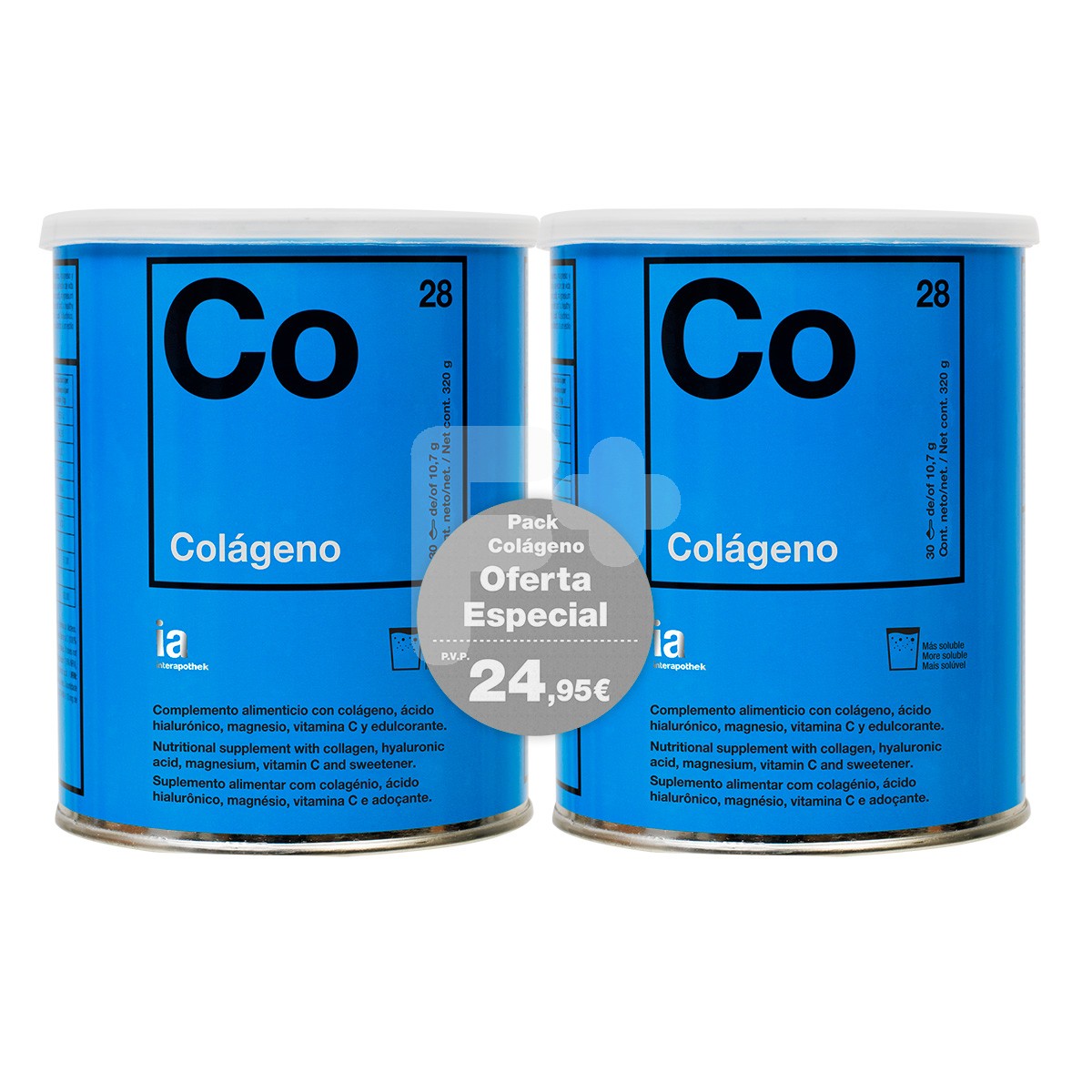 Interapothek duplo colágeno 2x320g
