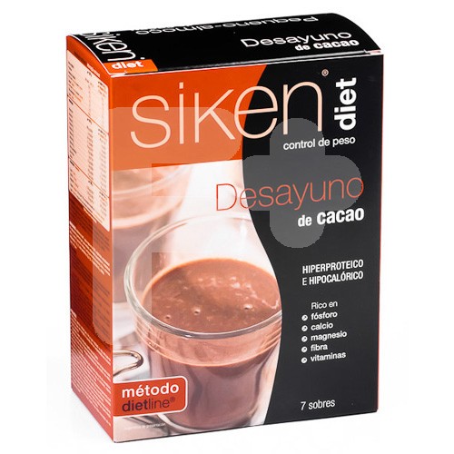 Sikendiet desayuno cacao 7 sobres