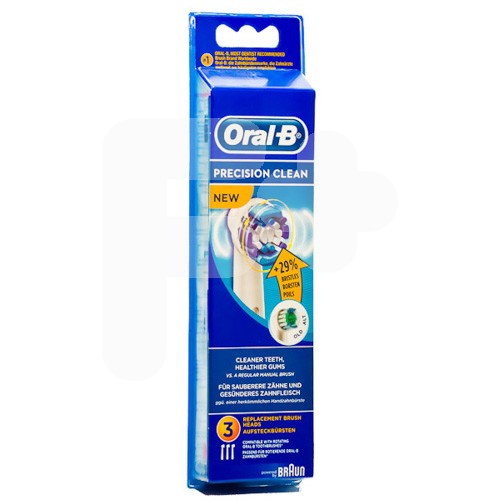 OralB Precision Clean recambio cepillo eléctrico 3u
