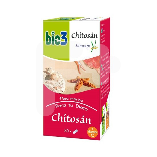 Bie3 chitosan slimcaps 500mg 80 cápsulas