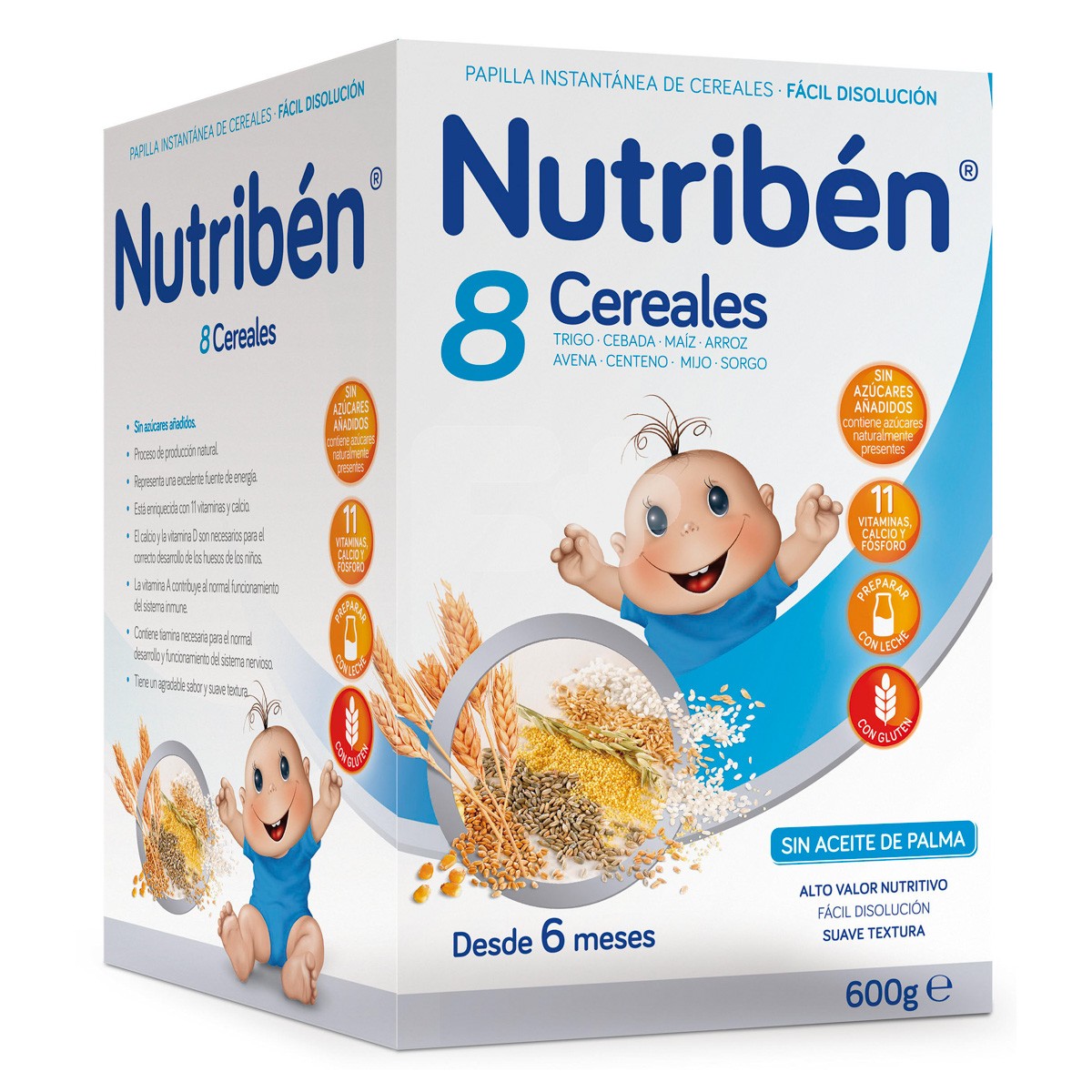 Nutribén 8 cereales bifidus 600gr