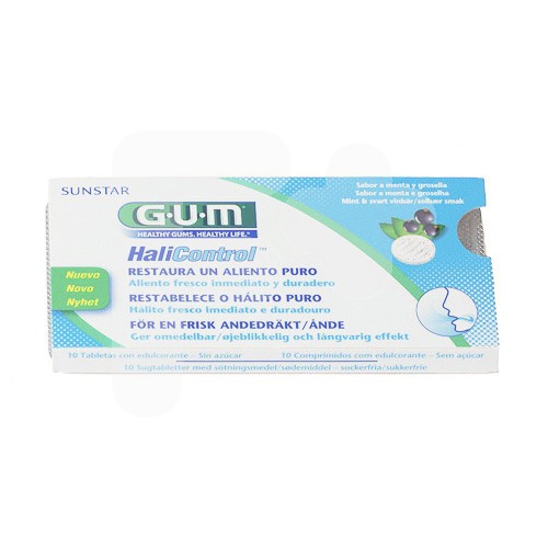 Gum halicontrol 10 tabletas