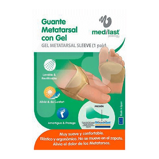 GUANTE METATARSAL GEL MEDILAST T.GDE