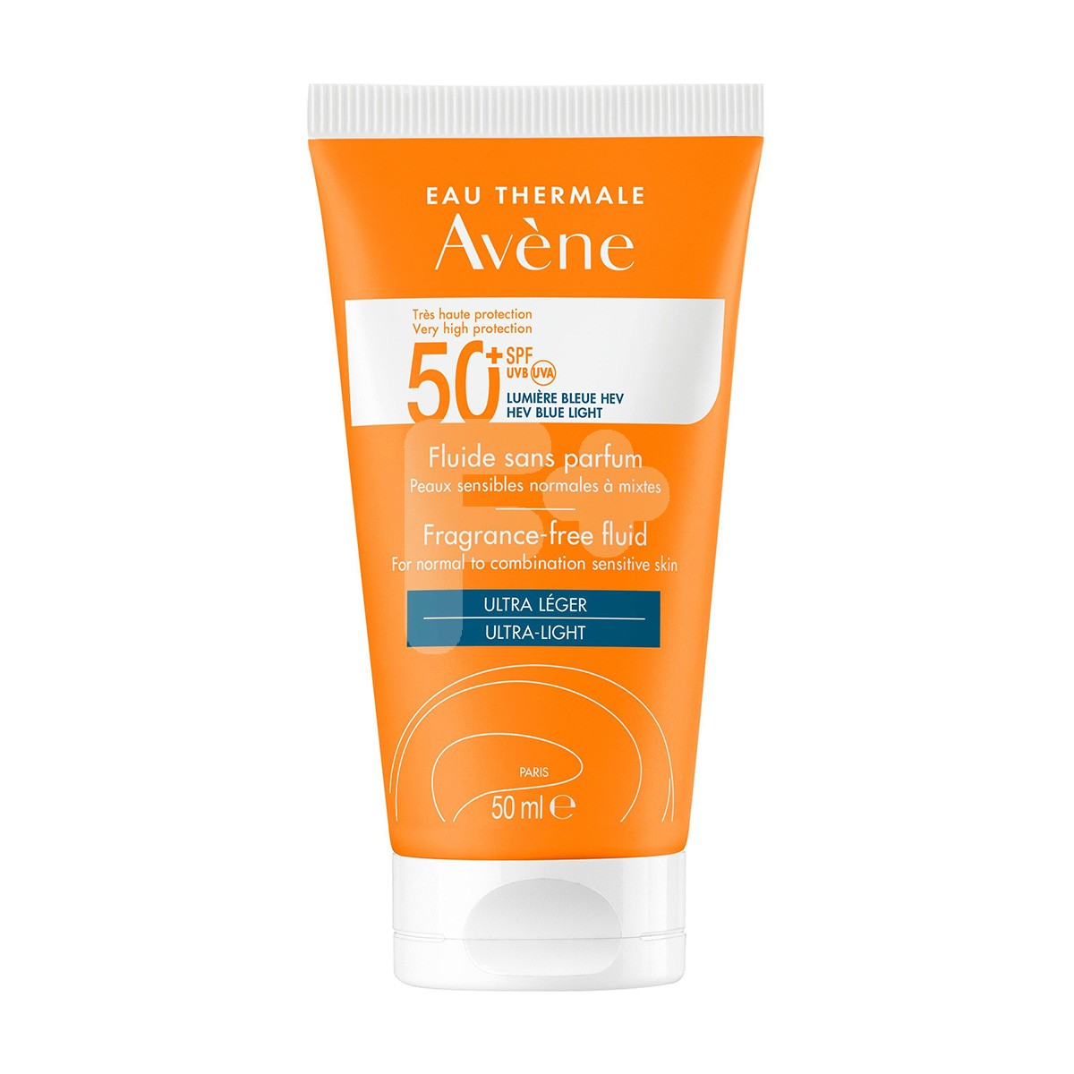 Avene fluido spf50+ sin perfume 50ml