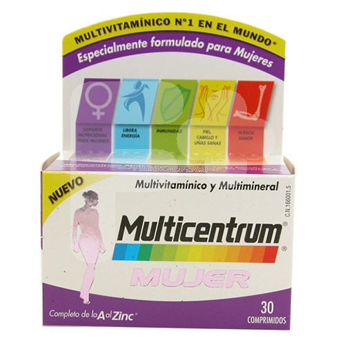Multicentrum mujer 30 comprimidos
