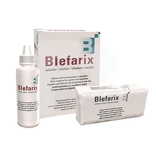 BLEFARIX SOLUCION 100 ML + 100 GASAS