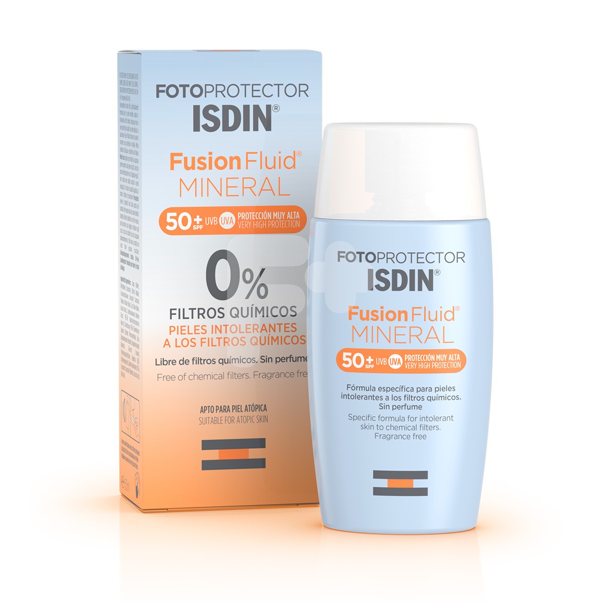 Isdin fotoprotector mineral fusion fluid 50+ 50 ml