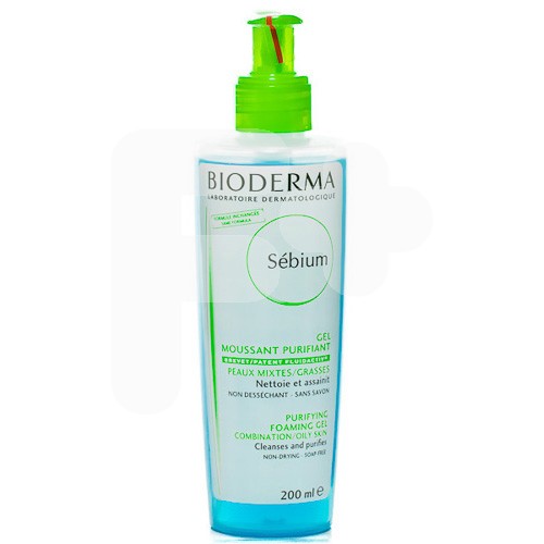 Bioderma Sebium gel moussant s/detergente disp. 200ml