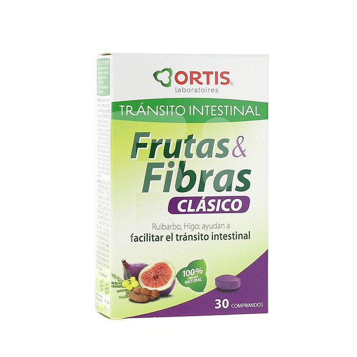 Ortis frutas fibras clasico 30 comprimidos
