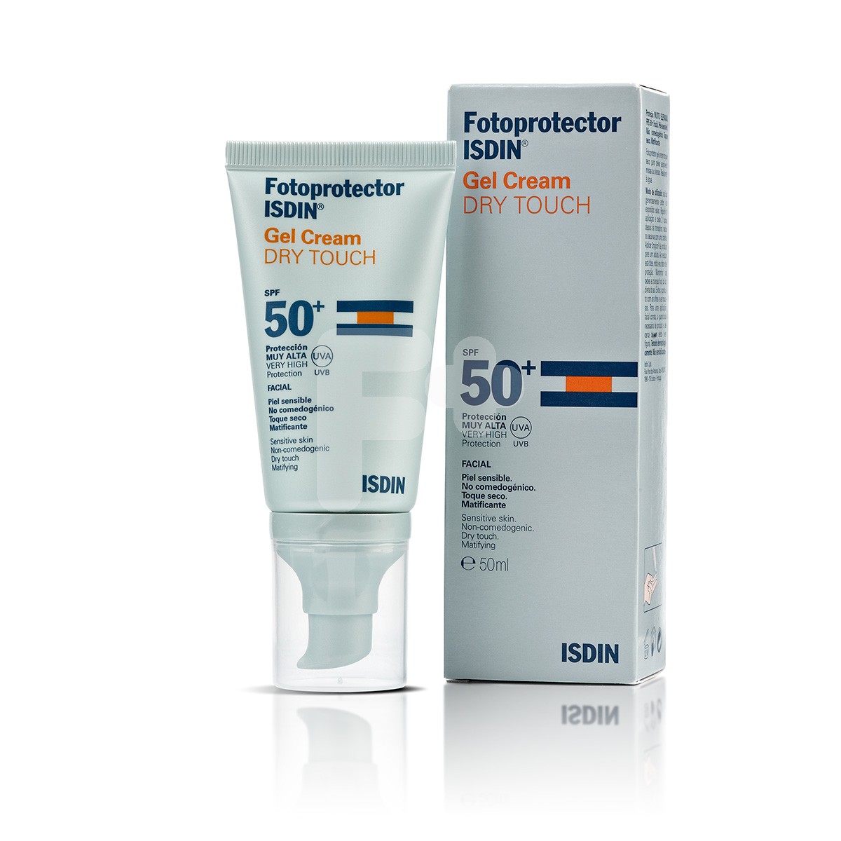 Fotoprotector isdin 50+ gel crema 50ml.