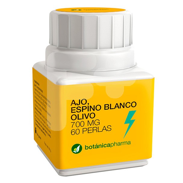 BotánicaPharma ajo, espino blanco y olivo 60u