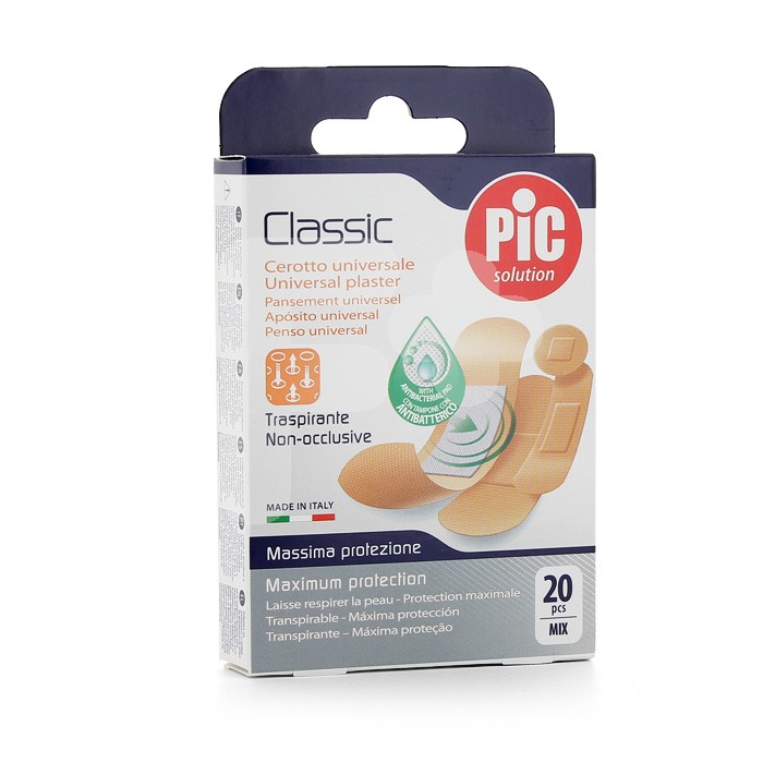 PIC CLASSIC BACTERICIDA ADH SURTIDO 20U