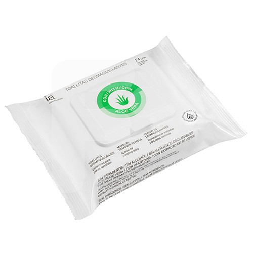 Interapothek Toallitas desmaquillantes aloe vera 24uds