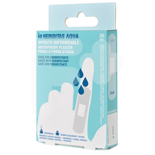 Interapothek apósitos aqua 7x2cm 20uds