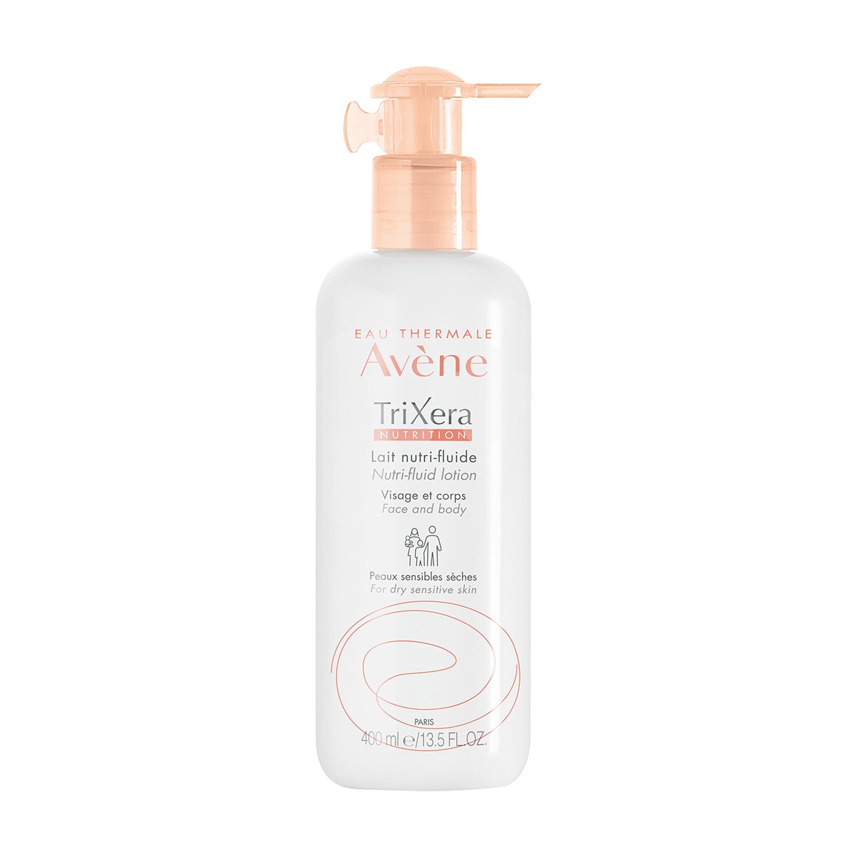 Avene trixera leche nutri-fluida 400ml