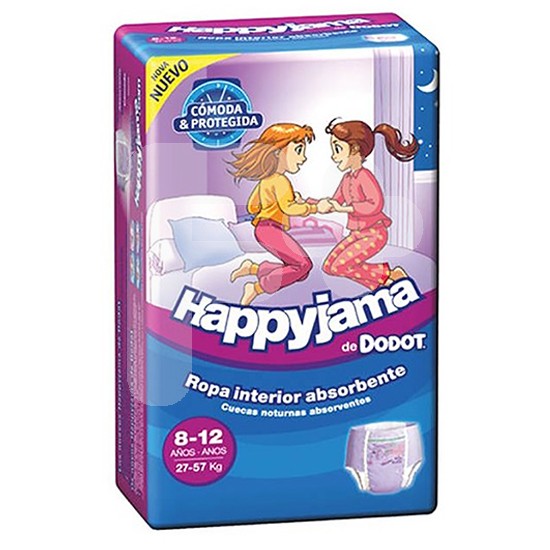 Dodot Pañal Happyjama T8 27-57k niña 13 uds