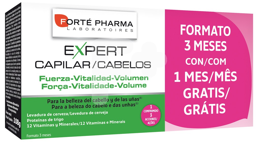 Forte Pharma Expert capilar pack 3x28 comprimidos