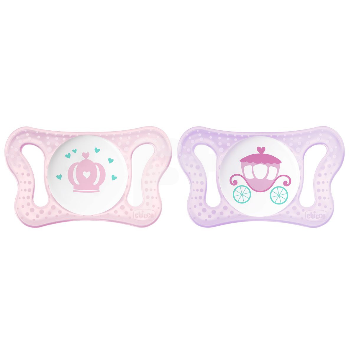 Chicco Chupete micro silicona rosa 0-2 meses 2 uds