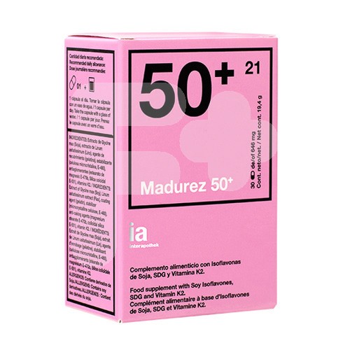 Interapothek 50+ (isoflavonas) 30 cápsulas