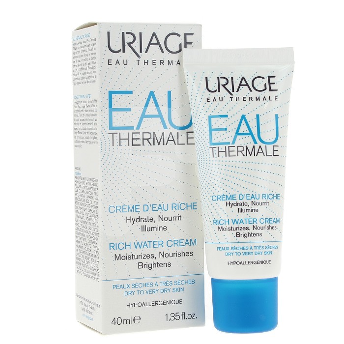 Crema de agua rica Uriage 40ml