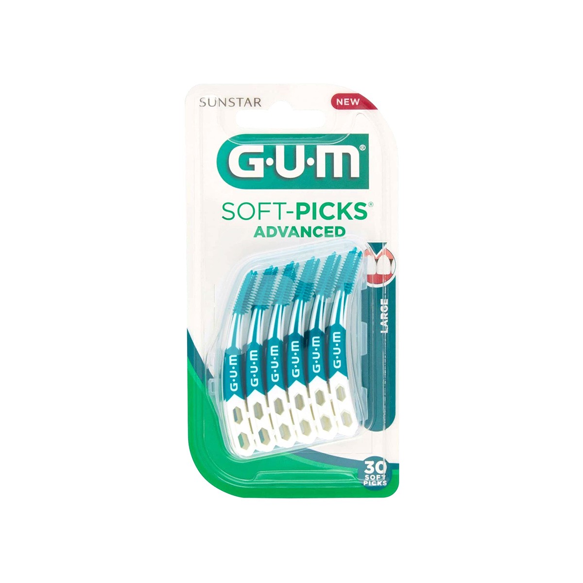 Gum soft picks advanced large 30u