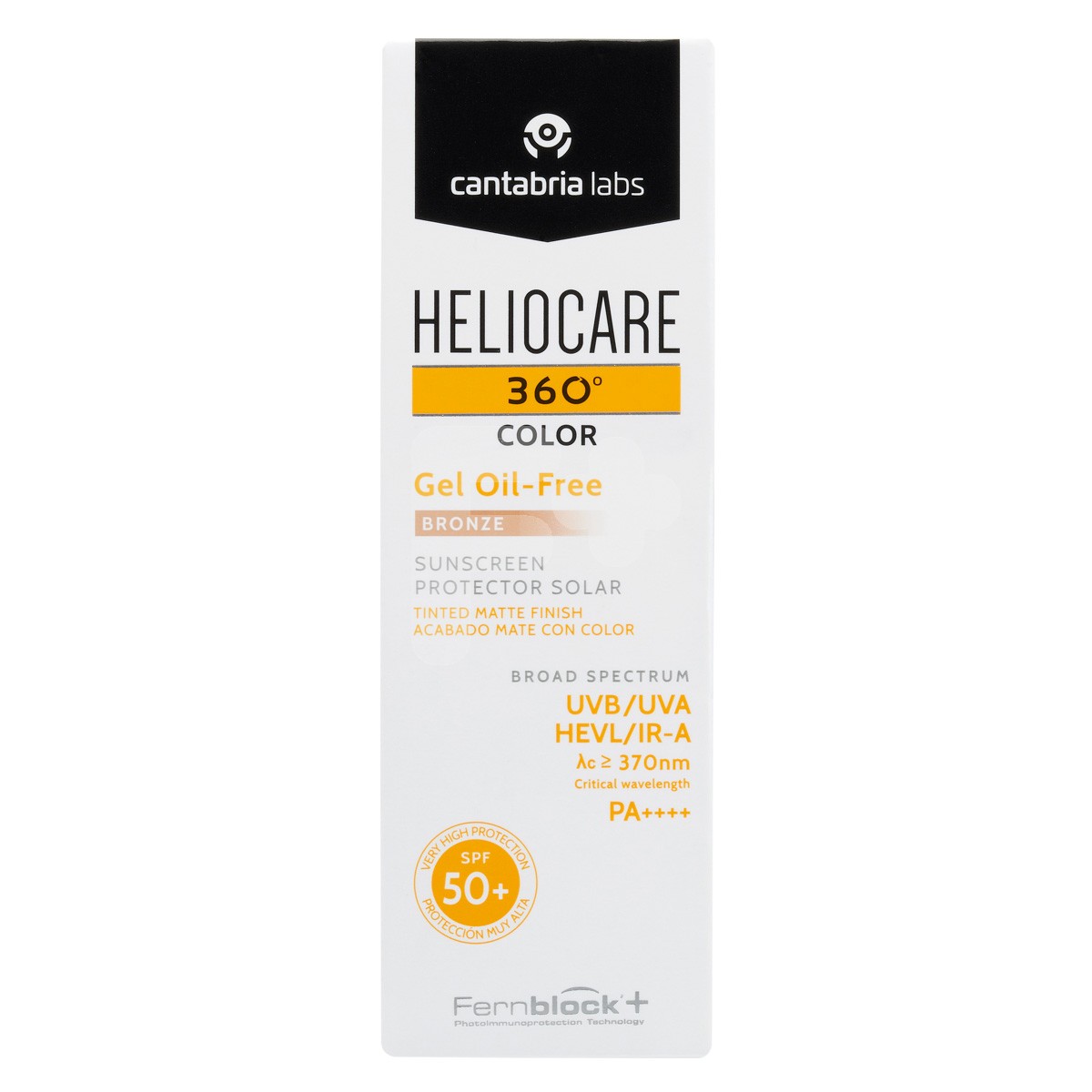 Heliocare 360º color gel oil free bronze