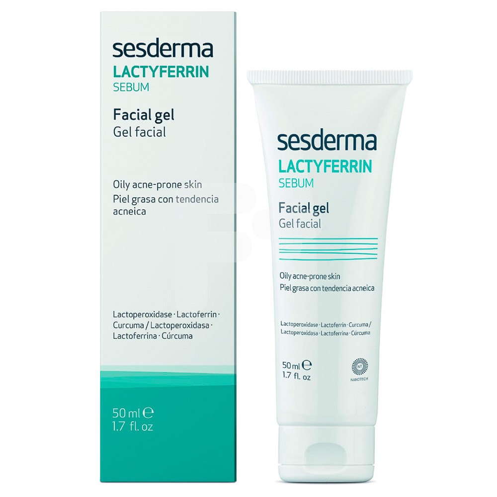  Sesderma Lactyferrin sebum gel facial
