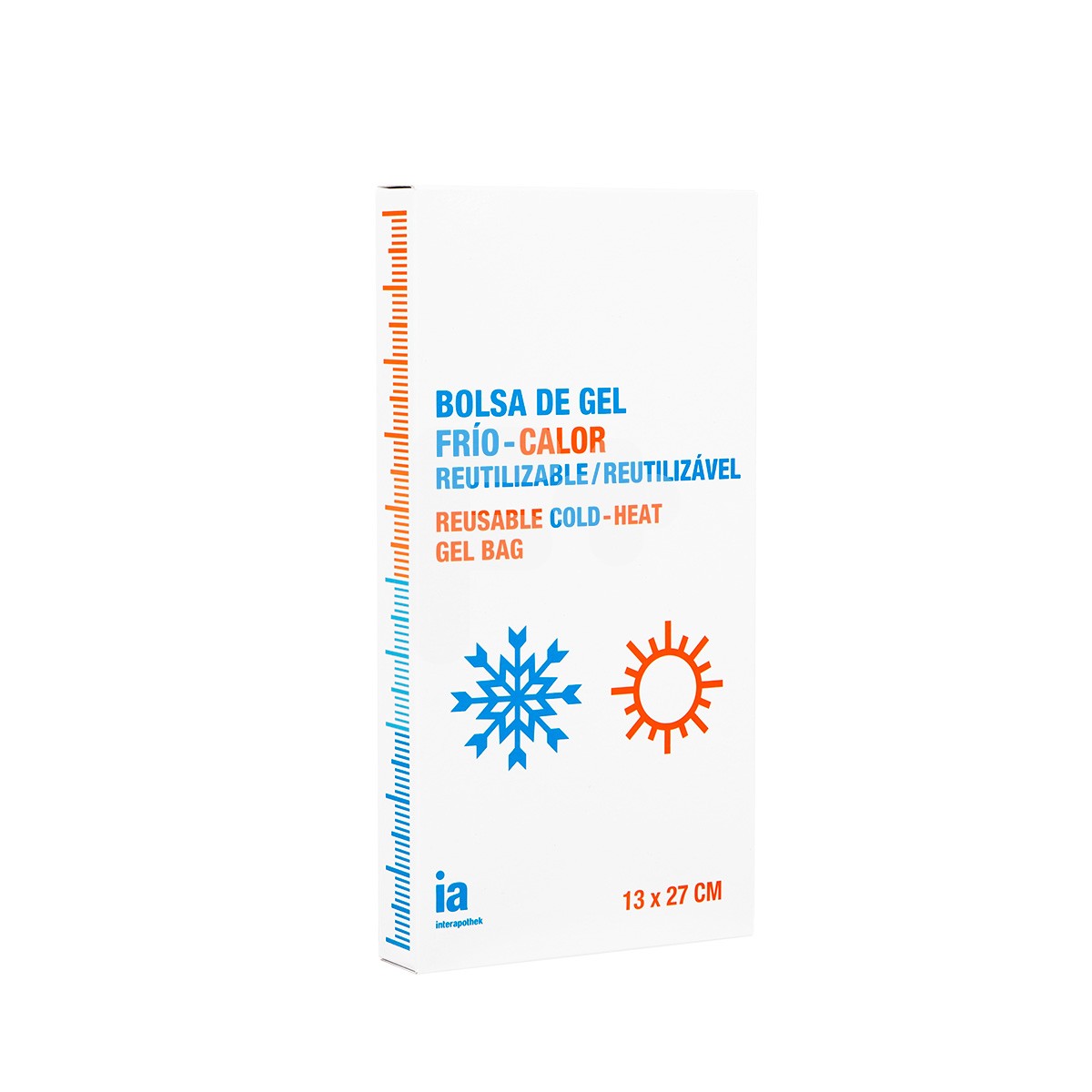 Interapothek bolsa frío-calor 13x27cm reutilizable