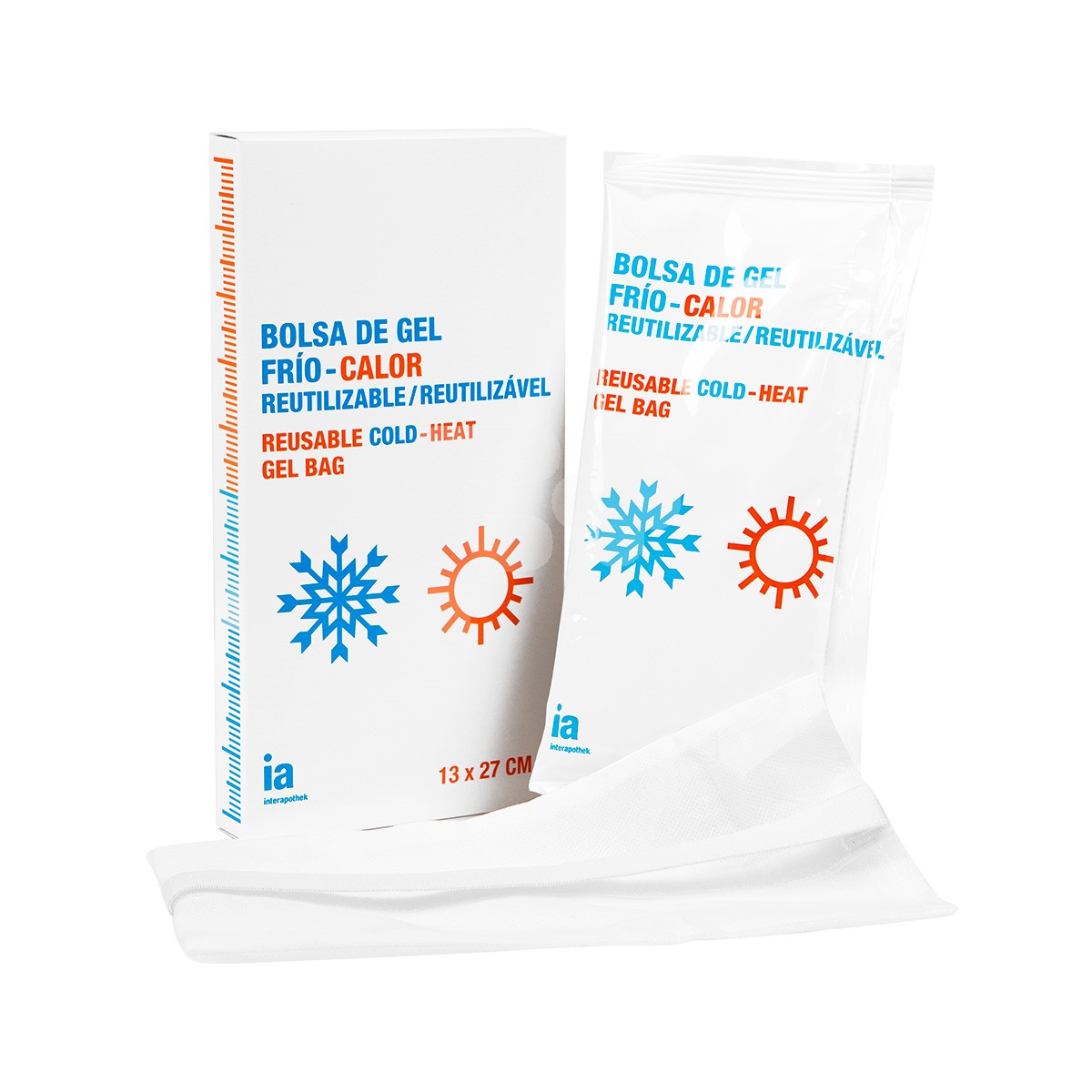 Interapothek bolsa frío-calor 13x27cm reutilizable