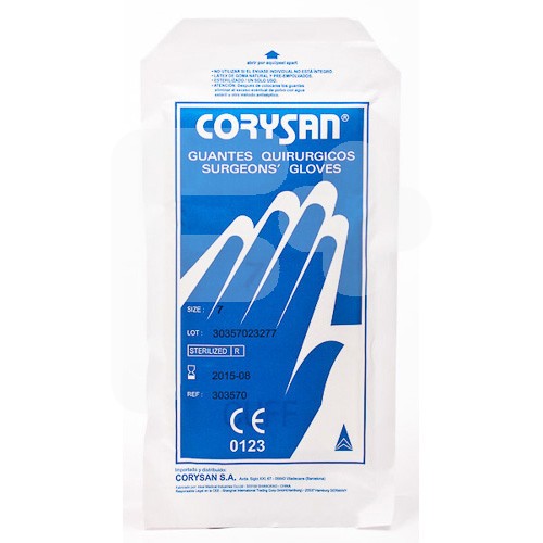 GUANTES CORYSAN CIRUGIA ESTERIL N.7