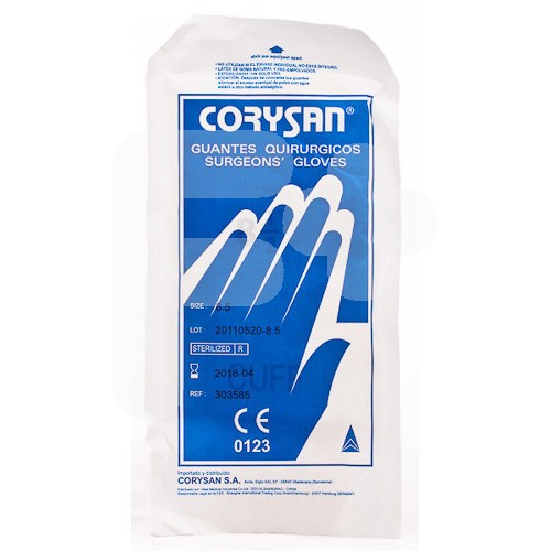 GUANTES CORYSAN CIRUGIA ESTERIL N.8,5