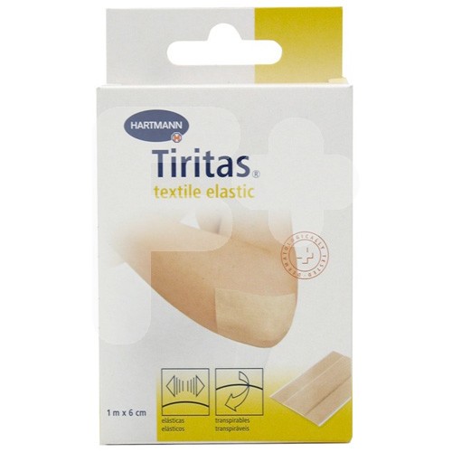 Hartmann tiritas elastico 6cmx1m 10u