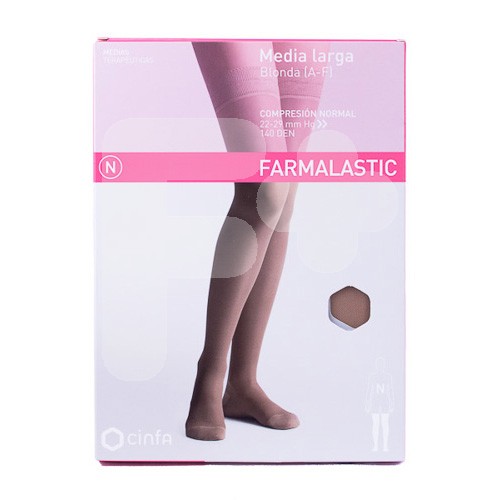 MEDIA FARMALASTIC LARGA BLON CN BEIG T/G