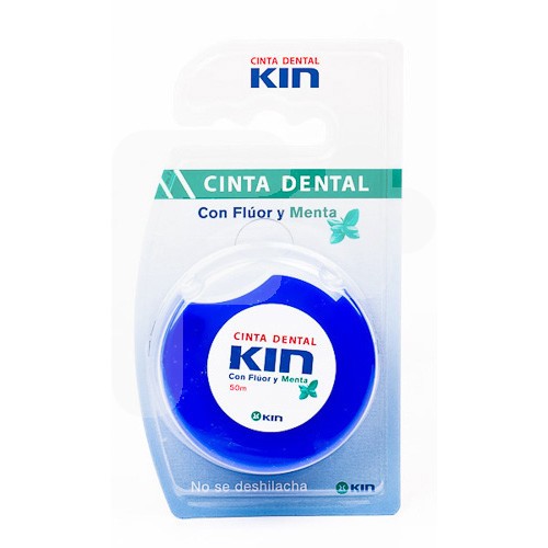 KIN CINTA DENTAL MENTOLADA C/FLUOR 50 M.
