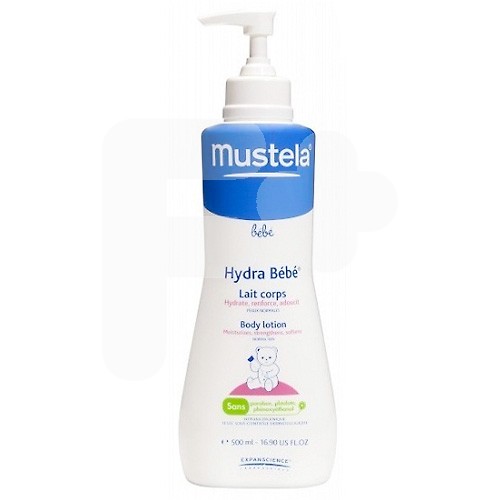 Mustela Hydra bebé leche corporal dosificador 500ml