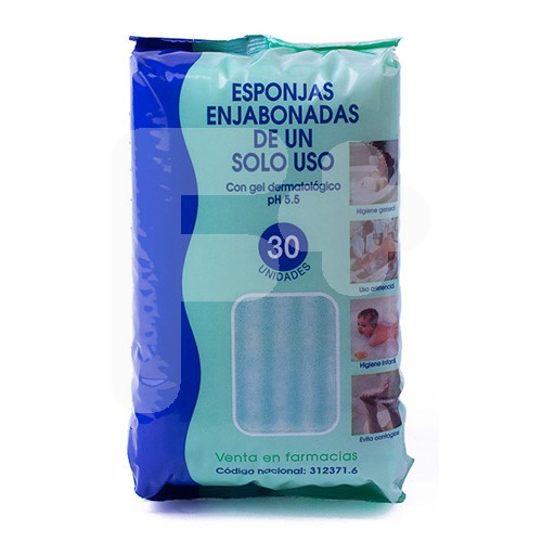 BEGOBAÑO ESPONJA JABONOSA 170 GR 30 UDS