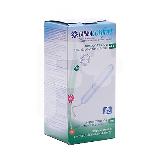 Farmaconfort Tampones farmaconfort super algodón 14 u
