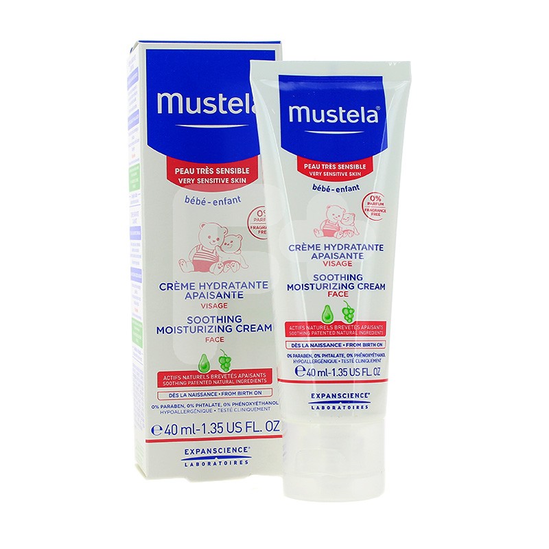 Mustela crema facial hidrat confort 40ml