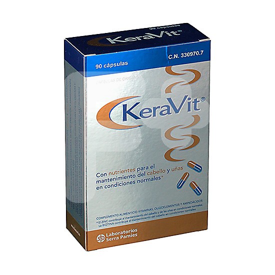 KERAVIT CABELLO-UÑAS 90 CAPSULAS