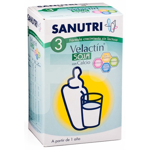 Sanutri Velactin soja leche de crecimiento 800g