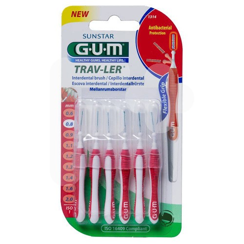 GUM CEPILLO INTERDENTAL TRAVLER 1314 0,8