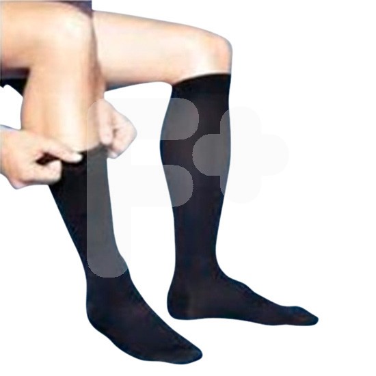 Farmalastic calcetin azul marino talla grande