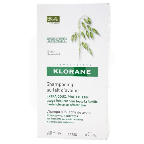Klorane champú leche de avena 200ml
