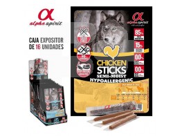 Alpha Spirit ristra de barritas pollo 16u 4x10g