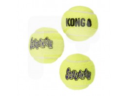 Kong squeaker tennis ball (3 pack) medi
