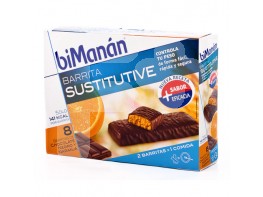 BIMANAN BARRITAS CHOCOLATE/NARANJA 8 UDS