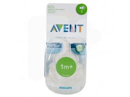 Avent Tetinas clásicas flujo lento 1 mes 2uds