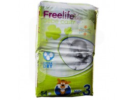 Freelife bebecash pañal 3 midi 4-9kg 54u